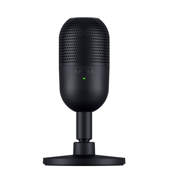 RAZER Seiren V3 Mini Black - Microphone USB RGB - condensateur supercardioïde, Tap-to-Mute, éclairage réactif, limiteur Gain numérique, Amortisseur de Chocs