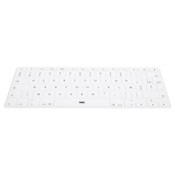 Clavier de protection pour Macbook Blanc. Compatible Macbook Pro 13.3 Pro 15.4 / Pro 17 / Imac Wireless Clavier azerty