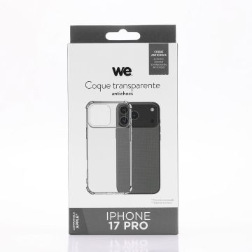 WE Coque de protection TPU APPLE IPHONE 17 PRO Transparent