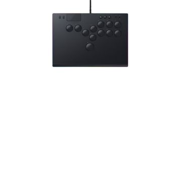 RAZER KITSUNE Contrôleur arcade optique All-Button pour PS5 et PC. Disposition précise des quatre boutons de mouvement. Switches optiques linéaires low-profile