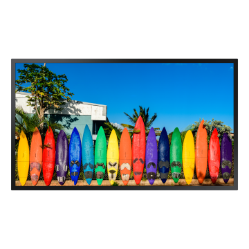 ECRAN SAMSUNG 46'' LFD 16:9 24h/7j Full HD 1920x1080 4000 cd/m2 Tizen 5.0 1xDisplayPort 2xHDMI USB2.0 RS232C RJ45 Vitrine Portrait / Paysage OM46B