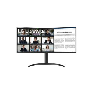 ECRAN LG 34 Noir 34WR55QK-B Incurvé VA 100Hz 21:9 5ms 3440x1440 300cd/m2 2xHDMI DP USB-C 2xUSB 3.0 Réglable hauteur inclinable