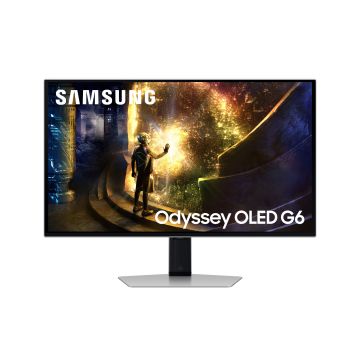 Ecran 27'' Samsung Gaming Odyssey OLED G6 - G60SD 240Hz 2560x1440 0.03ms 250cd/m² 2xHDMI 1xDisplayport Pied Réglable en Hauteur Orientable Pivot Inclinable