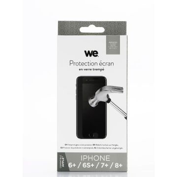 WE Verre trempé APPLE IPHONE 6+ / 6s+ / 7+ / 8+
