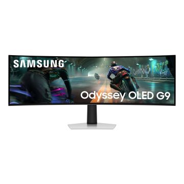 Ecran 49'' Samsung Gaming Odyssey OLED G9 - G91SD 49'' 32:9 0.03ms 144Hz 5120x1440 Incurvé 1800R 250cd/m² HDMI DP Silver