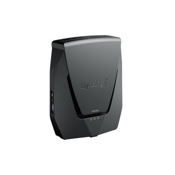 Synology - Routeur sans fil WiFi 6 (2400 Mbps + 600 Mbps) 3 ports Gigabit LAN, 1 port LAN/WAN 2.5 GbE et 1 port WAN 10/100/1000 Mbps