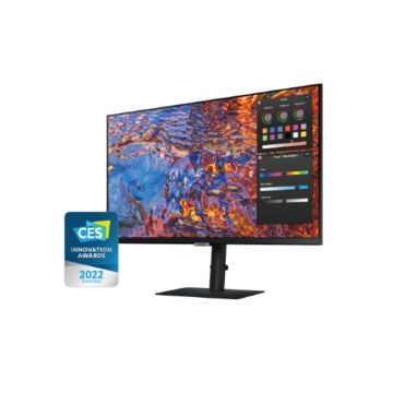 Ecran 27'' Samsung ViewFinity S80PB 3840x2160 IPS anti-reflet 5ms 350cd/m2 60Hz HDMI DisplayPort LAN USB-C 3xUSB 3.0 pied réglable hauteur orient inclin pivot