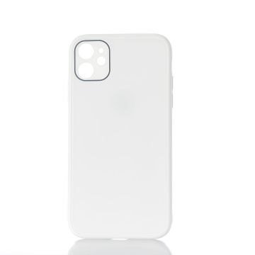 WE Coque de protection GLASS APPLE IPHONE 11 Blanc