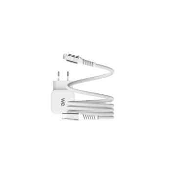 Bundle chargeur 1 port USB-C 20W + câble USB-C/Lightning blanc