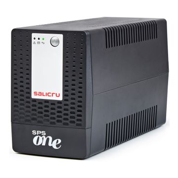 SALICRU Onduleur SPS 1100 ONE BL S NOIR Line-interactive 1100VA USB 4prises Shuko/FR Protection surcharge Garantie 3 ans 662AG000010