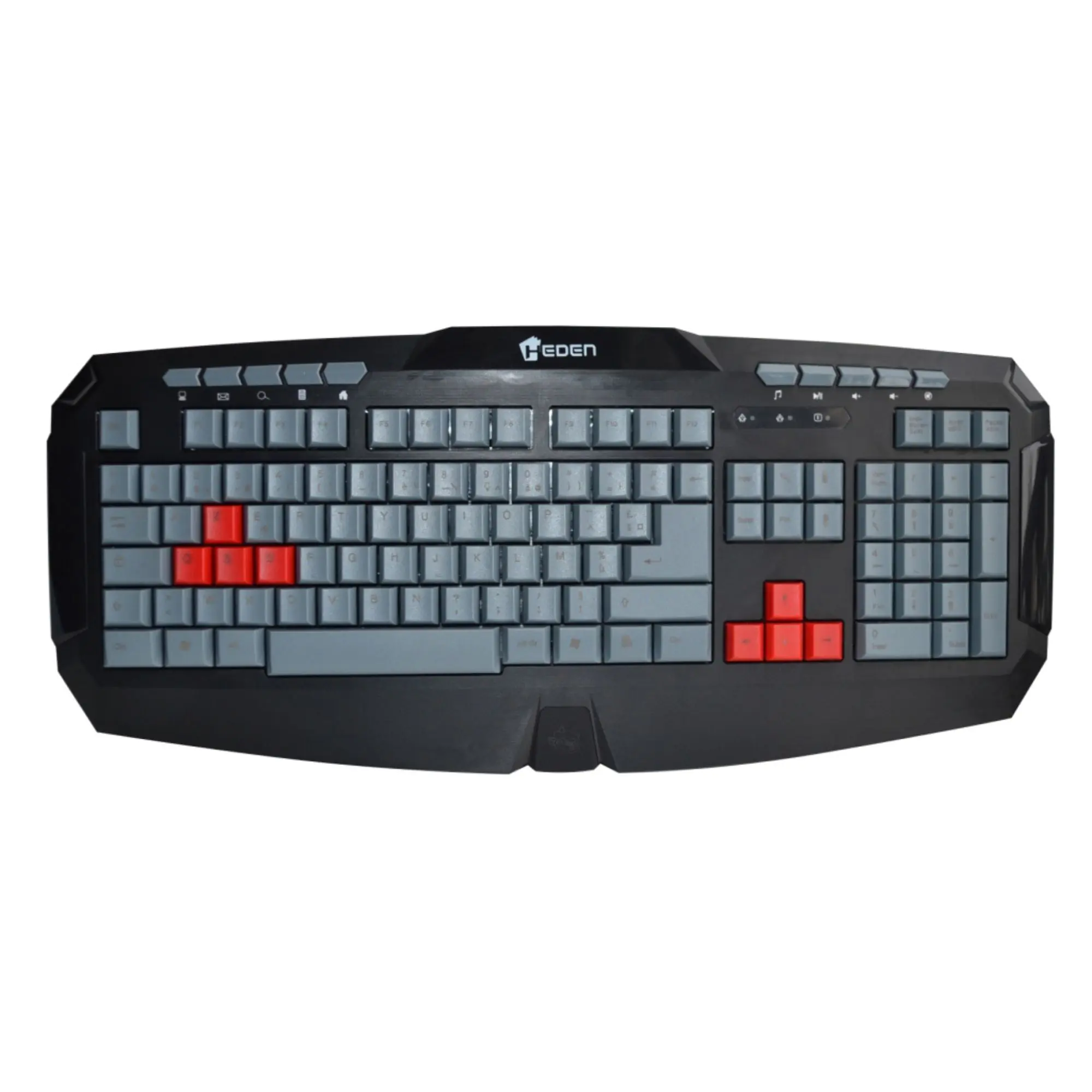 Clavier GAMER HEDEN 104 touches+10 touches multimedia/ 8 touches jeux - 0-CLAGAMEVIL