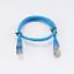 C ble RJ45 Male/Male droit CAT6A F/UTP - Longueur 0.50M - Bleu - en sachet - 0-CABRJ45D050-6AFB