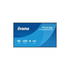 IIYAMA LFD 55" dalle VA 4K UHD 3840x2160 16:9 24/7 2xHDMI USB-C 2xUSB HPs 500cd/m² 6.5ms VESA 400x400 Paysage/portrait LH5564UHS-B1AG