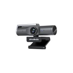AVERMEDIA Webcam Ultra HD 4K Grand angle USB 3.0 PW515 Capteur Sony STARVIS 4K Autofocus CMOS Double Micros Omnidirectionnels IA Certification Officielle Zoom