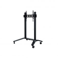Chariot à écran pour écran plat universel extra-large  VESA 1000 x 6000 - colonne de 1,7 m  Couleur Noir BT8564/BB