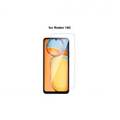 Verre trempé : Protection écran - dureté 9H (9 fois plus résistant) - anti-rayures - anti-bulles d'air - ultra-résistant - compatible pour  REDMI 14C