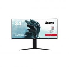 Ecran IIYAMA 34" 0.4ms G-Master Red eagle VA Incurvé 21:9 3440x1440 180Hz 420 cd/m² 2xHDMI 2xDP 2xUSB HP 2x3W 11cm pied en réglable en hauteur Black tuner 
