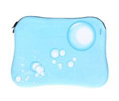 Housse nopr`ne Heden Bulles bleu pour nb jusqu'& 13