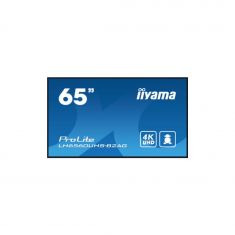 IIYAMA LFD 65" dalle VA 24/7 4K 3840x2160 16:9 3xHDMI 2xUSB 2.0 RJ45 RS-232c HPs 500cd/m² Paysage/port 6,5ms MediaPlayer VESA 400x400 support mural incl