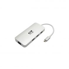 Eaton Tripp Lite - Station d accueil USBC, triple écran - HDMI, VGA, USB 3.2 Gen 1, HUB USB-A, chargement PD 100 W