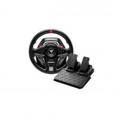 THRUSTMASTER T128 PC/PS4/PS5 Retour de force optimise, Palettes magnetiques Pedialier magnétiques 2 pedales 4160781