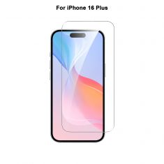 Verre trempé : Protection écran - dureté 9H (9 fois plus résistant) - anti-rayures - anti-bulles d'air - ultra-résistant - compatible pour Iphone 16