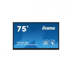 IIYAMA LFD 75" dalle IPS anti-reflet 40 points 3840x2160 24/7 Haut-parleurs VGA 3xHDMI 1xUSB-C Media 4xUSB 3.2 400cd/m² 8 ms Tactile PureTouch-IR VESA 800x400