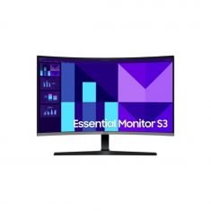 ECRAN 32" SAMSUNG S32D396G Noir 1920x1080 VA 16:9 3000:1 4ms 250cd/m² 100Hz Incurvé 1500R Haut parleurs HDMI Mode anti-scintillement Pied Inclinable