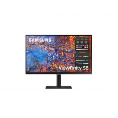 Ecran 27'' Samsung ViewFinity S80PB 3840x2160 IPS anti-reflet 5ms 400cd/m2 60Hz HDMI DisplayPort LAN USB-C 3xUSB 3.0 pied réglable hauteur orient inclin pivot
