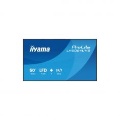 IIYAMA LFD 50" dalle IPS 4K UHD 3840x2160 16:9 24/7 2xHDMI USB-C 2xUSB HPs 500cd/m² 6.5ms VESA 400x300 Paysage/portrait LH5064UHS-B1AG