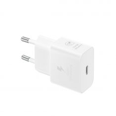 Chargeur secteur RAPIDE 25W Type C  matériaux recyclés GaN sans câble Coloris Blanc SAMSUNG