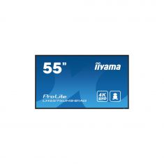 IIYAMA LFD 54,6" dalle IPS 24/7 4K UHD 3840x2160 3xHDMI 2xHP 10W 1xDP 2xUSB 2.0 500cd/m² Paysage/port 8ms MediaPlayer VESA 400x400 LH5575UHS-B1AG