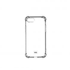 Coque de protection Transparent : 4 coins renforcés - anti-chocs - ultra-résistant - semi-rigide - compatible pour iPhone 8 