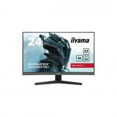 Ecran IIYAMA 23.6'' G-Master Red eagle Noir incurvé 1500R VA 1920x1080 0.5ms 300cd/m² 180Hz 3000:1 2xHDMI DisplayPort USB (2x2.0) haut parleurs Black Tuner