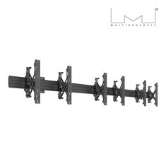 Fixation push in pop out MBW3U MULTIBRACKETS Noir pour moniteur 101,6cm 40" 165,1cm 65" Capacité 30 kg VESA 100 x100 600x400 mm