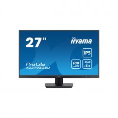 Ecran IIYAMA 27" Noir dalle IPS 1ms ULTRA MINCE 2560x1440 16:9 100Hz 300 cd/m² HDMI Displayport USB HUB (2x3.2) HPs 3 côtés sans bordure TCO 