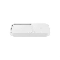 Pad Induction plat DUO Watch, Charge Rapide 15W (chargeur secteur non inclus). Compatible avec Apple. Coloris Blanc EP-P5400BWEGEU