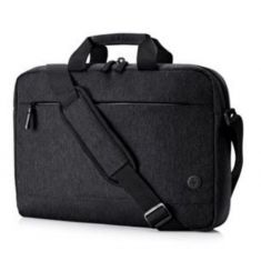 Sacoche PC HP Prelude Pro 17.3" Noir chiné Sacoche de transport av bandoulière Poche avant fermeture eclair . Impermeable, léger et elegant Tissu RPET 3E2P1AA