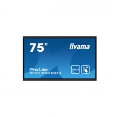 IIYAMA LFD 75" dalle VA anti-reflet 50 points 3840x2160 24/7 HPs 4xHDMI DP 2xUSB-C 4xUSB HUB 435 cd/m² 8 ms Tactile interactif VESA  800x400 orient paysage