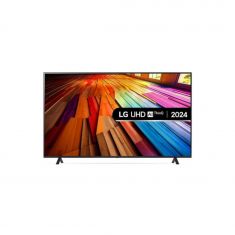 SMART TV LG 75" LED 4K UHD 3840x2160 HDR 50/60hz 3xHDMI 2xUSB Wi-Fi Bluetooth Son 20W WebOS 24  Airplay 2 Chromecast Télécommande Magic Remote Pied 2 pôle