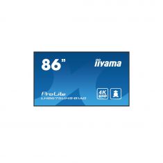 IIYAMA LFD 85,6" dalle IPS 24/7 3840x2160 16:9 60Hz 3xHDMI 1xDisplayPort 2xUSB2.0 500cd/m² Haut-parleurs 2x10W Paysage/port 8ms Media Player VESA 600x400