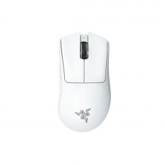 RAZER DeathAdder V3 Pro Blanche - Souris Gaming Esports Ergonomique sans Fil, Design Ultra-léger de 64g, Capteur Optique Focus Pro 30K, Interrupteur Gen-3