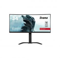 Ecran IIYAMA 34" 0.3ms G-Master Red eagle VA Incurvé 21:9 3440x1440 180Hz 500 cd/m² 2xHDMI 2xDP 4xUSB 3.2 2xHP 15cm pied réglable hauteur Black tuner
