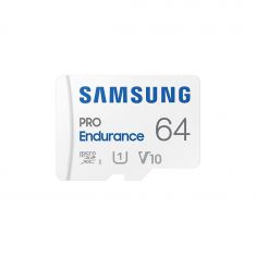 CARTE MEMOIRE SAMSUNG 64G MICRO SD  Pro Endurance avec adaptateur SD classe 10 Lecture 100 Mo/s Ecriture 30 Mo/s MB-MJ64KA/EU