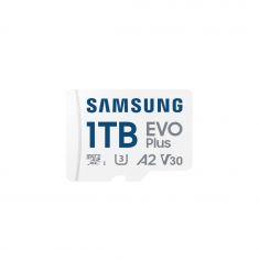 CARTE MEMOIRE SAMSUNG 1TO MICRO SD EVO PLUS 2024 avec adaptateur SD classe 10 Lecture 160 Mo/s Ecriture 160 Mo/s MB-MC1T0SA/EU