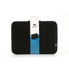 HOUSSE NEOPRENE SLEEVE 12-14 NOIRE SURPIQURE BLEU CANARD épaisseur de 4mm"