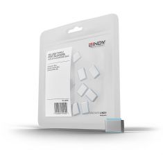Bloqueur de port USB Type C, bleu, 10 pièces