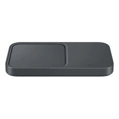Pad Induction plat DUO Watch, Charge Rapide 15W (chargeur secteur non inclus). Compatible avec Apple. Coloris Noir EP-P5400BBEGEU
