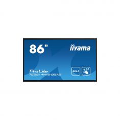 IIYAMA LFD 86" dalle VA anti-reflet 50 points 3840x2160 HPs DP 4xHDMI 2xUSB-C 4xUSB HUB 435 cd/m² 6.5 ms Tactile interactif VESA  800x600 orient paysage