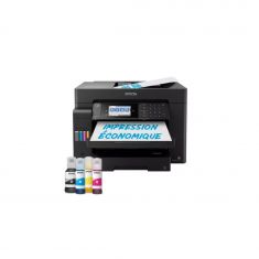 EPSON EcoTank ET-16605 BlueAngel MFP 4en1 Jet d'encre couleur A3+ rechargeable, 25ppm/12ppm,R-V,chargeur 50p,Fax,USB,Ethernet, Wifi, Wifi-direct,2bacs 550f max